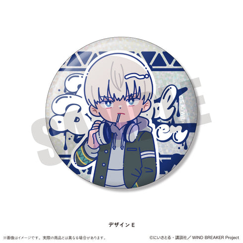 『WIND BREAKER』にゅーとろ ホログラム缶バッジ【BOX】